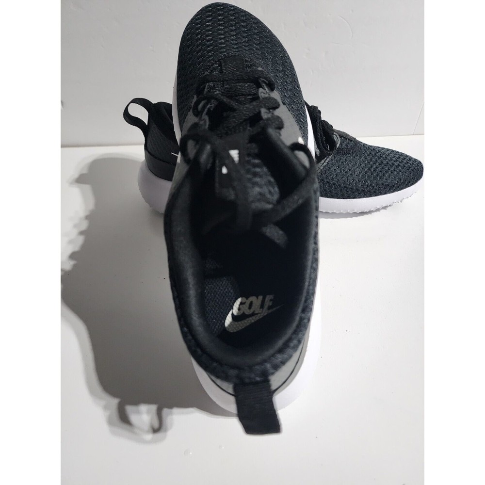 Nike Black Mesh Athletic Shoes with White Accents - Picture 8 of 9